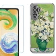thumbnail image 1 of Phone Case for Samsung Galaxy A17 5G, with Screen Protector, by OneToughShield - White Roses, 1 of 5