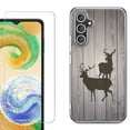 thumbnail image 1 of Phone Case for Samsung Galaxy A17 5G, with Screen Protector, by OneToughShield - Wood/Deer, 1 of 5