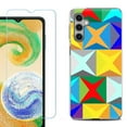 thumbnail image 1 of Phone Case for Samsung Galaxy A35 5G, with Tempered Glass Screen Protector, by OneToughShield - Abstract Color, 1 of 3