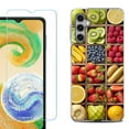 thumbnail image 1 of Phone Case for Samsung Galaxy A35 5G, with Tempered Glass Screen Protector, by OneToughShield - Fruit Box, 1 of 3