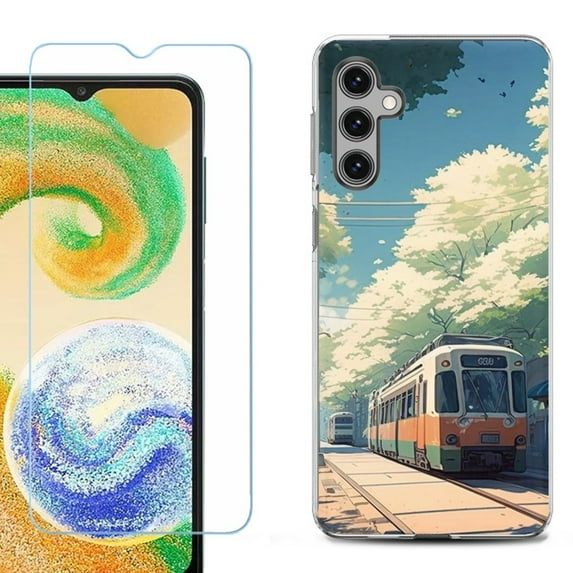 Phone Case for Samsung Galaxy A35 5G, with Tempered Glass Screen Protector, by OneToughShield - Kyoto Summer