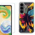 thumbnail image 1 of Phone Case for Samsung Galaxy A37 5G, with Screen Protector, by OneToughShield - Abstract Butterfly, 1 of 5