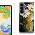 thumbnail image 1 of Phone Case for Samsung Galaxy A37 5G, with Screen Protector, by OneToughShield - Abstract Daisy, 1 of 5