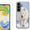thumbnail image 1 of Phone Case for Samsung Galaxy A37 5G, with Screen Protector, by OneToughShield - Arctic Wolf, 1 of 5