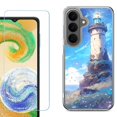 thumbnail image 1 of Phone Case for Samsung Galaxy A37 5G, with Screen Protector, by OneToughShield - Beacon Sky, 1 of 5