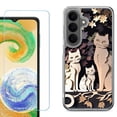 thumbnail image 1 of Phone Case for Samsung Galaxy A37 5G, with Screen Protector, by OneToughShield - Cat Craft, 1 of 5