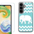 thumbnail image 1 of Phone Case for Samsung Galaxy A37 5G, with Screen Protector, by OneToughShield - Chevron/Elephant, 1 of 5