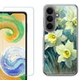 thumbnail image 1 of Phone Case for Samsung Galaxy A37 5G, with Screen Protector, by OneToughShield - Daffodils, 1 of 5