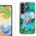 thumbnail image 1 of Phone Case for Samsung Galaxy A37 5G, with Screen Protector, by OneToughShield - Elephant Craft, 1 of 5