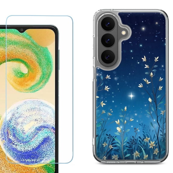 Phone Case for Samsung Galaxy A37 5G, with Screen Protector, by OneToughShield - Fanciful Night