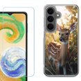 thumbnail image 1 of Phone Case for Samsung Galaxy A37 5G, with Screen Protector, by OneToughShield - Fawn Deer, 1 of 5