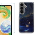 thumbnail image 1 of Phone Case for Samsung Galaxy A37 5G, with Screen Protector, by OneToughShield - Fireflies Butterfly, 1 of 5