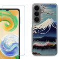 thumbnail image 1 of Phone Case for Samsung Galaxy A37 5G, with Screen Protector, by OneToughShield - Fuji Blossom, 1 of 5