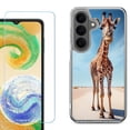 thumbnail image 1 of Phone Case for Samsung Galaxy A37 5G, with Screen Protector, by OneToughShield - Giraffe, 1 of 5