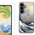 thumbnail image 1 of Phone Case for Samsung Galaxy A37 5G, with Screen Protector, by OneToughShield - Great Wave, 1 of 5