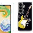 thumbnail image 1 of Phone Case for Samsung Galaxy A37 5G, with Screen Protector, by OneToughShield - Guitar Yellow, 1 of 5