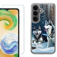 thumbnail image 1 of Phone Case for Samsung Galaxy A37 5G, with Screen Protector, by OneToughShield - Husky Snow, 1 of 5