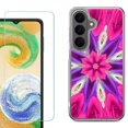 thumbnail image 1 of Phone Case for Samsung Galaxy A37 5G, with Screen Protector, by OneToughShield - Kaleidoscope Rose, 1 of 5