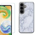 thumbnail image 1 of Phone Case for Samsung Galaxy A37 5G, with Screen Protector, by OneToughShield - Marble / Clouds, 1 of 5