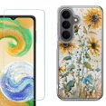 thumbnail image 1 of Phone Case for Samsung Galaxy A37 5G, with Screen Protector, by OneToughShield - Pastel Sunflowers, 1 of 5