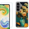 thumbnail image 1 of Phone Case for Samsung Galaxy A37 5G, with Screen Protector, by OneToughShield - Roses in a vase, 1 of 5