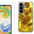 thumbnail image 1 of Phone Case for Samsung Galaxy A37 5G, with Screen Protector, by OneToughShield - Sunflower, 1 of 5
