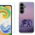 thumbnail image 1 of Phone Case for Samsung Galaxy A37 5G, with Screen Protector, by OneToughShield - Twilight Elephant, 1 of 5