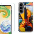 thumbnail image 1 of Phone Case for Samsung Galaxy A37 5G, with Screen Protector, by OneToughShield - Violin, 1 of 5