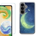 thumbnail image 1 of Phone Case for Samsung Galaxy A37 5G, with Screen Protector, by OneToughShield - Whimsical Moon, 1 of 5