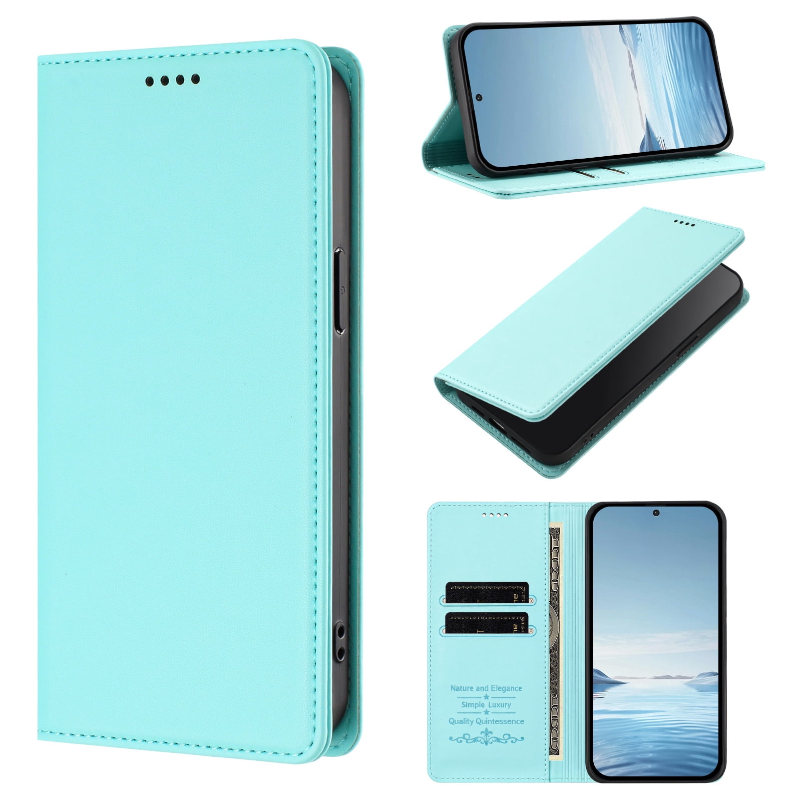 Phone Case for Samsung Galaxy A55 5G, Shockproof PU Leather Case with ...