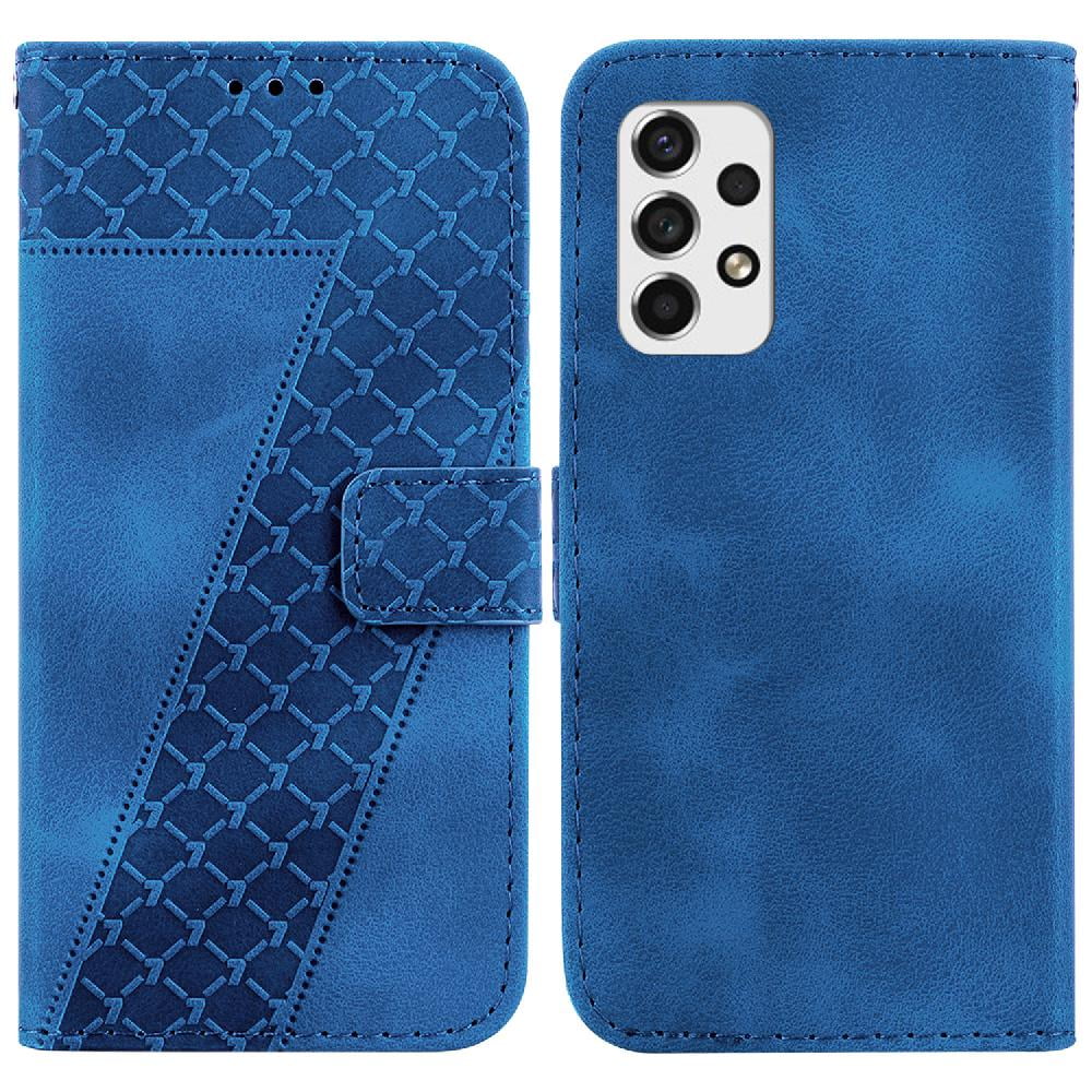 Phone Case for Samsung Galaxy A73 5G Embossed Pattern Flip Folio Cover ...