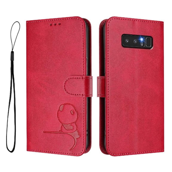 Phone Case for Samsung Galaxy Note 8 Flip Folio Rfid Blocking Pu Leather Card Slots Holder Kickstand Magnetic