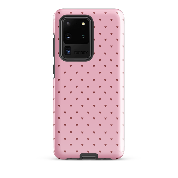 Phone Case for Samsung Galaxy S20 Ultra - Heart‑Dot Pattern – Playful Polka‑Dot Style