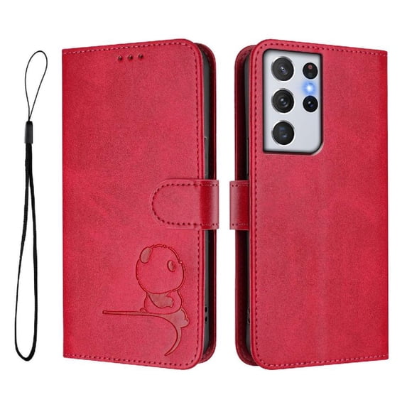 Phone Case for Samsung Galaxy S21 Ultra Flip Folio Rfid Blocking Pu Leather Card Slots Holder Kickstand Magnetic