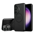 thumbnail image 1 of Phone Case for Samsung Galaxy S24 5G Hybrid Case with MagSafe Compatible Wireless Charging, Full Camera Protection & Stand Cover [ Black ], 1 of 8