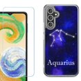 thumbnail image 1 of Phone Case for Samsung Galaxy S26 5G, with Screen Protector, by OneToughShield - Aquarius, 1 of 5