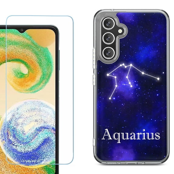 Phone Case for Samsung Galaxy S26 5G, with Screen Protector, by OneToughShield - Aquarius