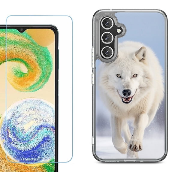 Phone Case for Samsung Galaxy S26 5G, with Screen Protector, by OneToughShield - Arctic Wolf