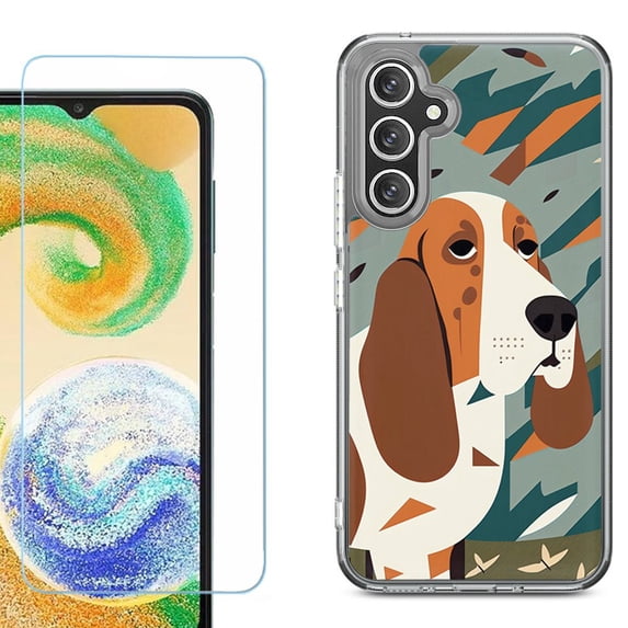 Phone Case for Samsung Galaxy S26 5G, with Screen Protector, by OneToughShield - Basset Hound