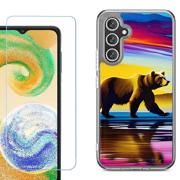 Phone Case for Samsung Galaxy S26 5G, with Screen Protector, by OneToughShield - Bear