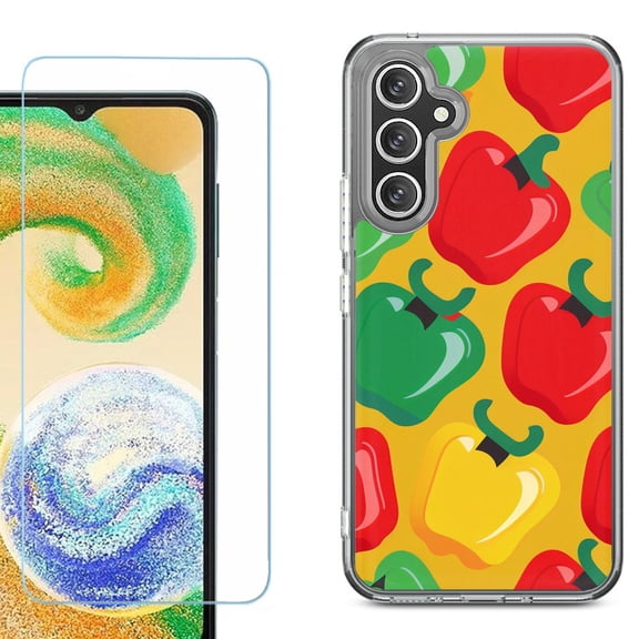 Phone Case for Samsung Galaxy S26 5G, with Screen Protector, by OneToughShield - Bell Pepper