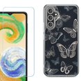 thumbnail image 1 of Phone Case for Samsung Galaxy S26 5G, with Screen Protector, by OneToughShield - Butterfly BW, 1 of 5