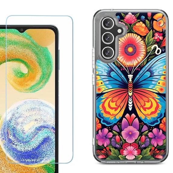Phone Case for Samsung Galaxy S26 5G, with Screen Protector, by OneToughShield - Butterfly Garden