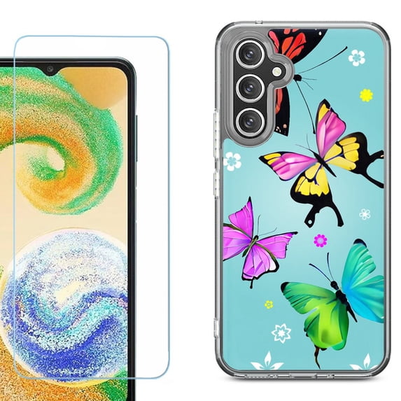 Phone Case for Samsung Galaxy S26 5G, with Screen Protector, by OneToughShield - Butterfly