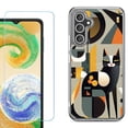 thumbnail image 1 of Phone Case for Samsung Galaxy S26 5G, with Screen Protector, by OneToughShield - Chill Cat, 1 of 5