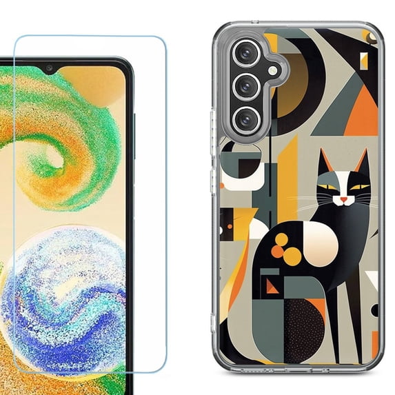 Phone Case for Samsung Galaxy S26 5G, with Screen Protector, by OneToughShield - Chill Cat