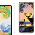 thumbnail image 1 of Phone Case for Samsung Galaxy S26 5G, with Screen Protector, by OneToughShield - Deer Sunset, 1 of 5
