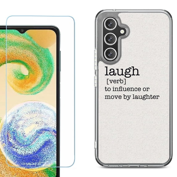 Phone Case for Samsung Galaxy S26 5G, with Screen Protector, by OneToughShield - Dictionary/Laugh