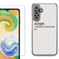thumbnail image 1 of Phone Case for Samsung Galaxy S26 5G, with Screen Protector, by OneToughShield - Dictionary/Nope, 1 of 5
