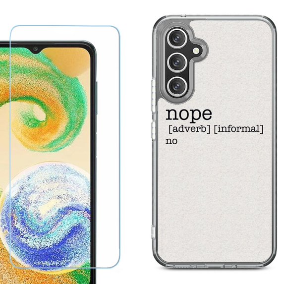 Phone Case for Samsung Galaxy S26 5G, with Screen Protector, by OneToughShield - Dictionary/Nope